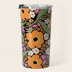 Floral pattern III Travel Mug Gallery Image 3