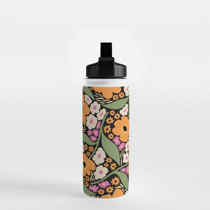 Floral pattern III Water Bottle Gallery Image 2