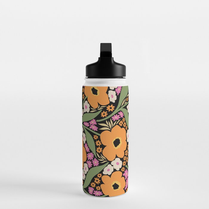 Floral pattern III Water Bottle Gallery Image 3