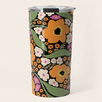 Floral pattern III Travel Mug Gallery Image 1