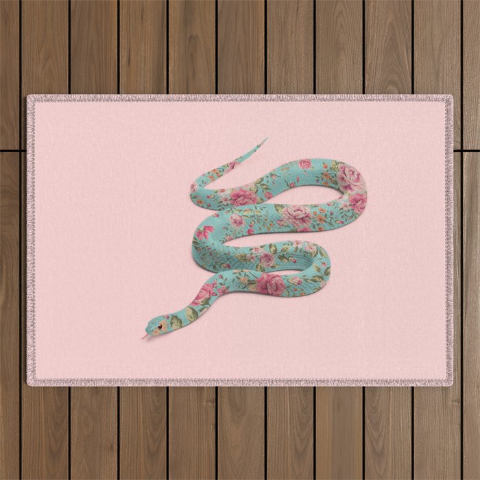 FLORAL SNAKE Outdoor Rug Gallery Image 1
