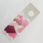Blush Berry Peaks Yoga Mat Gallery Image 1