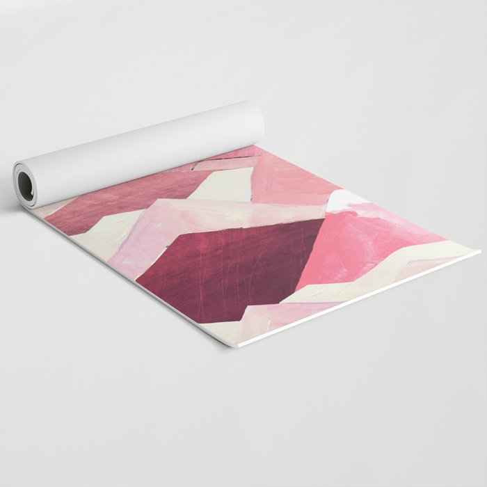 Blush Berry Peaks Yoga Mat Gallery Image 2