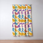 Rainbow Cats Window Curtain Gallery Image 3