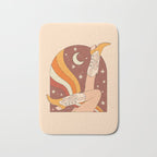 Neutral 70s Western Boots Bath Mat Gallery Image 1