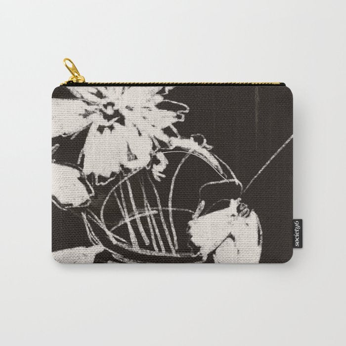 Flowers in The Vase 3 Carry All Pouch Gallery Image 1