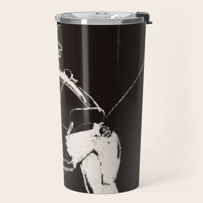 Flowers in The Vase 3 Travel Mug Gallery Image 2