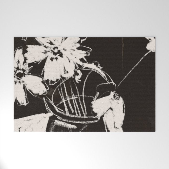 Flowers in The Vase 3 Welcome Mat Gallery Image 1