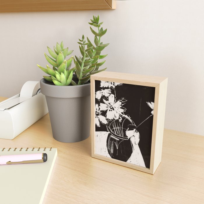 Flowers in The Vase 3 Mini Art Print Gallery Image 2