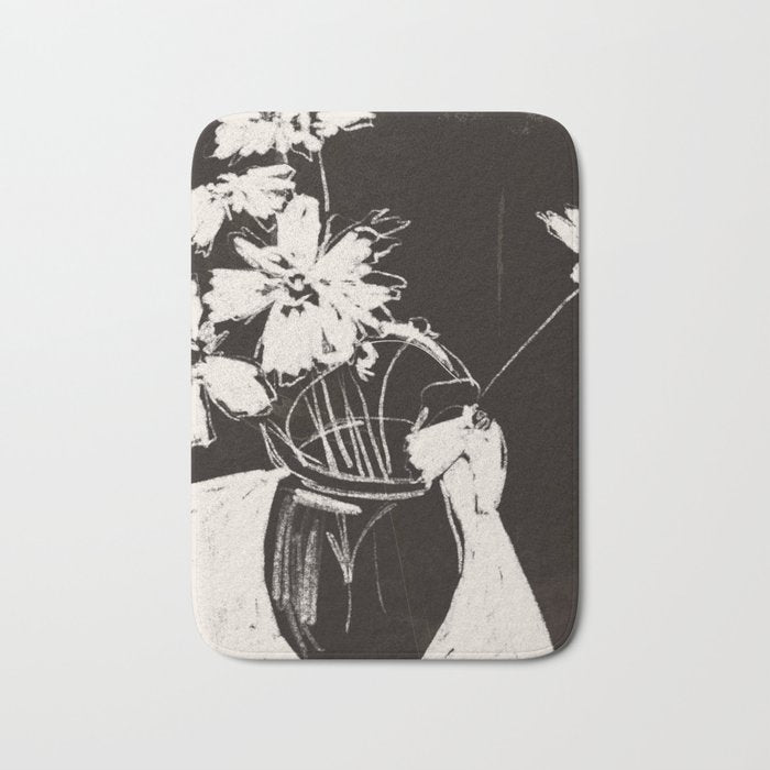 Flowers in The Vase 3 Bath Mat Gallery Image 1