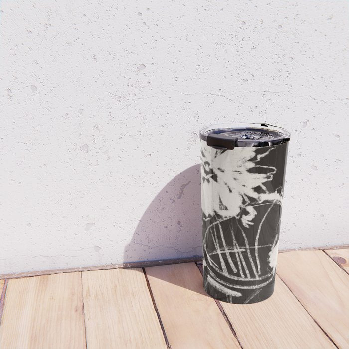 Flowers in The Vase 3 Travel Mug Gallery Image 4