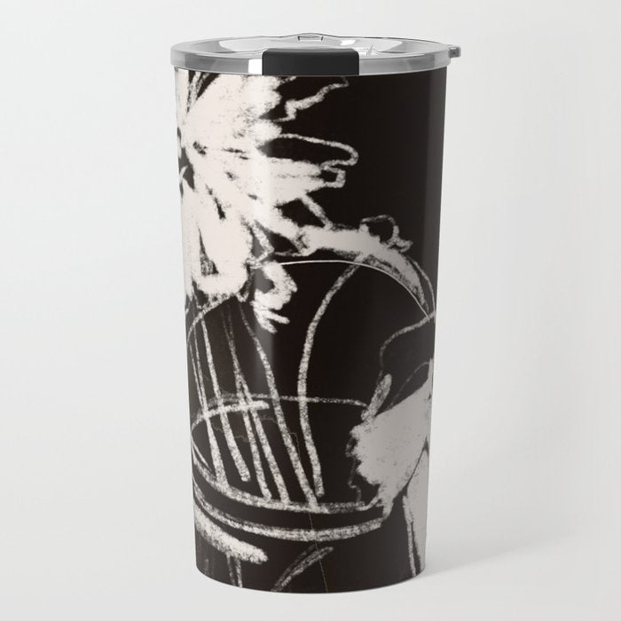 Flowers in The Vase 3 Travel Mug Gallery Image 1