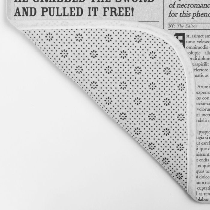 The Daily Mage Fantasy Newspaper Bath Mat Gallery Image 2