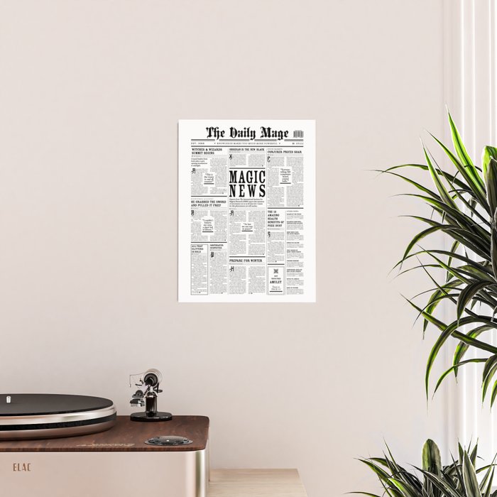 The Daily Mage Fantasy Newspaper Poster Gallery Image 2