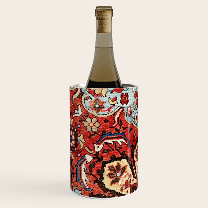 Mahal Vagireh Arak West Persian Rug Sampler Print Wine Chiller Gallery Image 3