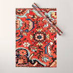 Mahal Vagireh Arak West Persian Rug Sampler Print Wrapping Paper Gallery Image 1