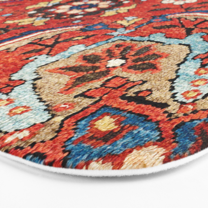 Mahal Vagireh Arak West Persian Rug Sampler Print Bath Mat Gallery Image 3