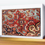 Mahal Vagireh Arak West Persian Rug Sampler Print Wall Mural Gallery Image 2
