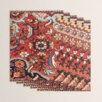 Mahal Vagireh Arak West Persian Rug Sampler Print Wrapping Paper Gallery Image 3