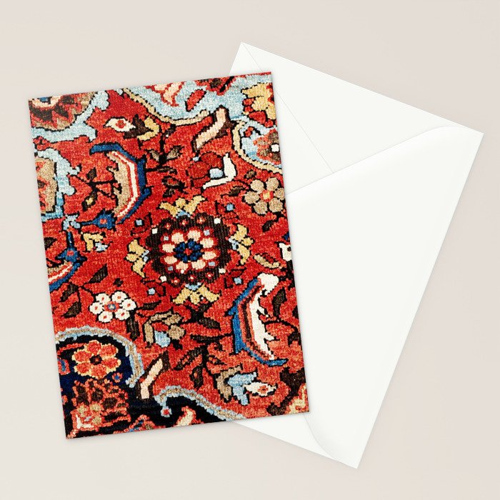 Mahal Vagireh Arak West Persian Rug Sampler Print Stationery Card Gallery Image 2
