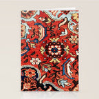 Mahal Vagireh Arak West Persian Rug Sampler Print Stationery Card Gallery Image 2