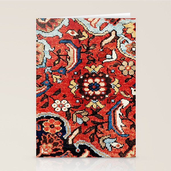 Mahal Vagireh Arak West Persian Rug Sampler Print Stationery Card Gallery Image 2