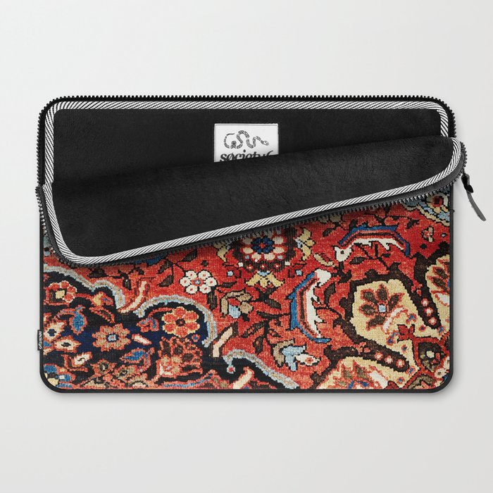 Mahal Vagireh Arak West Persian Rug Sampler Print Laptop Sleeve Gallery Image 2