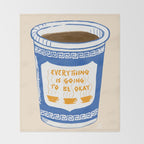 Everything Is Going To Be Okay Throw Blanket Gallery Image 2