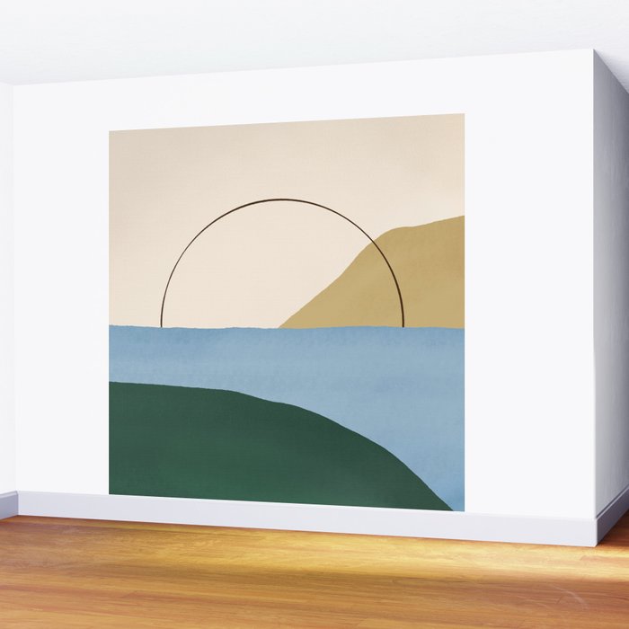 Coastal Landscape 1 Wall Mural Gallery Image 2