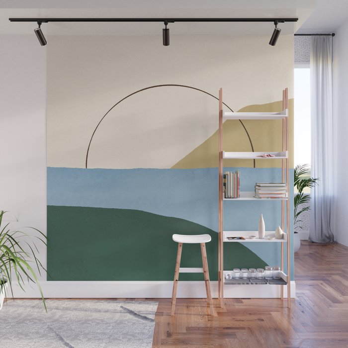 Coastal Landscape 1 Wall Mural Gallery Image 1