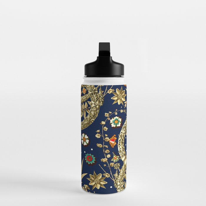 Art Nouveau Floral Pattern Water Bottle Gallery Image 3