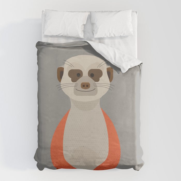 Whimsy Meerkats Duvet Cover Gallery Image 1