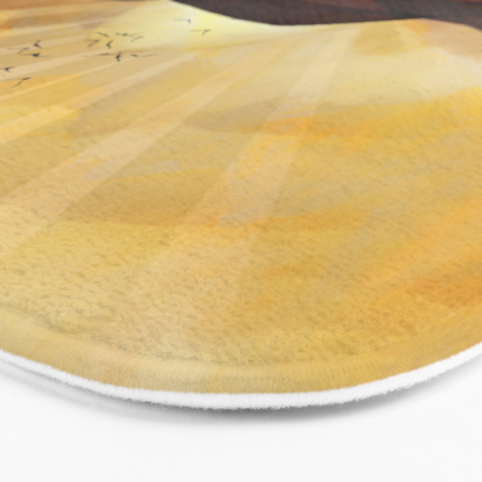 Desert in the Golden Sun Glow II Bath Mat Gallery Image 3