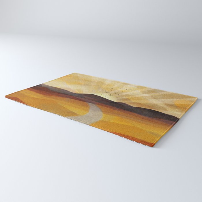 Desert in the Golden Sun Glow II Rug Gallery Image 3