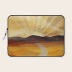 Desert in the Golden Sun Glow II Laptop Sleeve Gallery Image 1