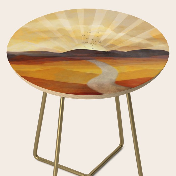 Desert in the Golden Sun Glow II Side Table Gallery Image 2