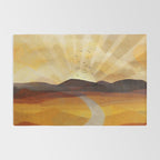 Desert in the Golden Sun Glow II Rug Gallery Image 2