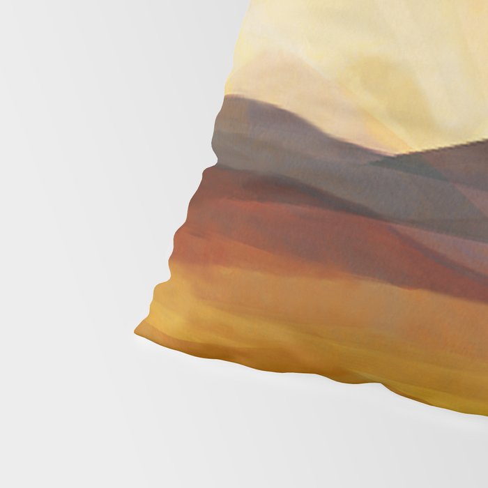 Desert in the Golden Sun Glow II Pillow Sham Gallery Image 4