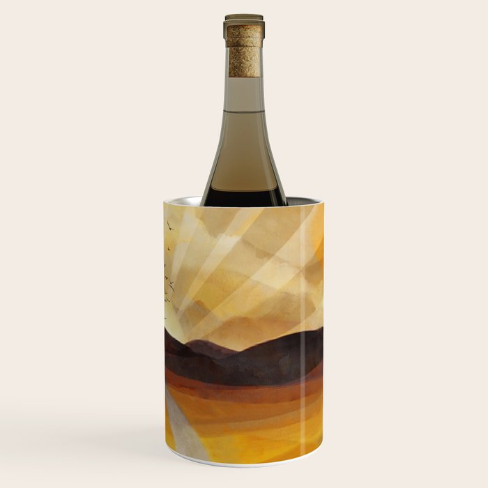 Desert in the Golden Sun Glow II Wine Chiller Gallery Image 3