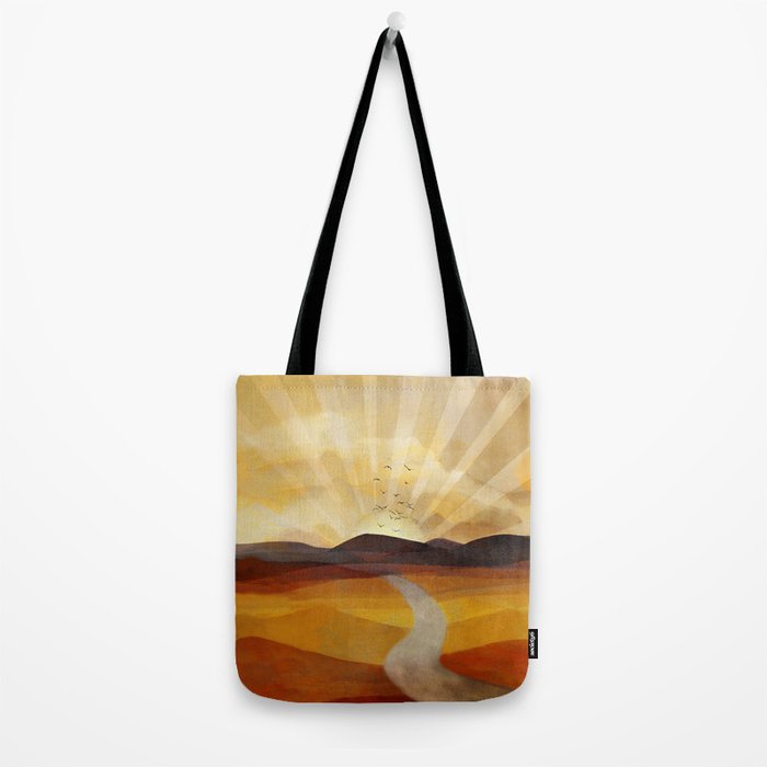 Desert in the Golden Sun Glow II Tote Bag Gallery Image 2