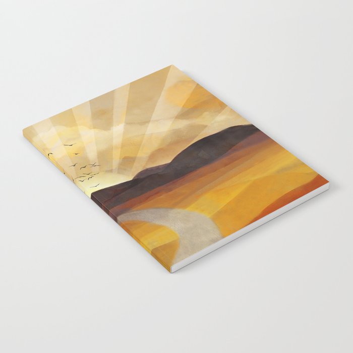 Desert in the Golden Sun Glow II Notebook Gallery Image 2