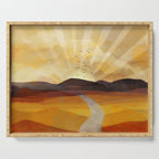 Desert in the Golden Sun Glow II Serving Tray Gallery Image 1