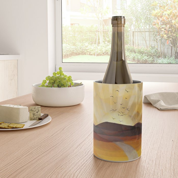 Desert in the Golden Sun Glow II Wine Chiller Gallery Image 4