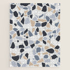 Terrazzo Mosaic Pattern, Gray and Neutral Jigsaw Puzzle Gallery Image 1