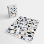 Terrazzo Mosaic Pattern, Gray and Neutral Jigsaw Puzzle Gallery Image 2