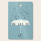 Singing in the rain Cutting Board Gallery Image 1
