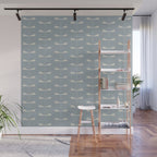 Dragonfly Pattern IX Soft Blue Wall Mural Gallery Image 1