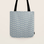 Dragonfly Pattern IX Soft Blue Tote Bag Gallery Image 1