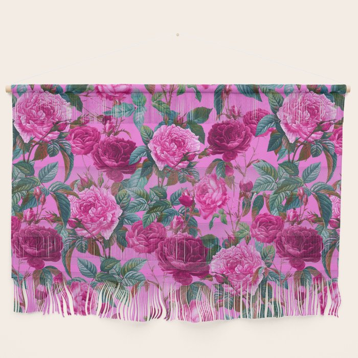  Pink Floral Garden Wall Hanging Gallery Image 1