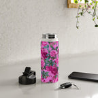  Pink Floral Garden Water Bottle Gallery Image 4